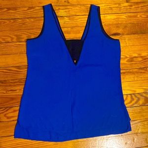 Express Blue and Black Tank